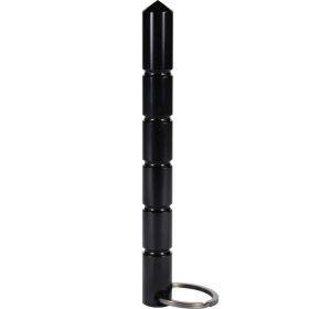 Aircraft Grade Aluminum Keychain Kubotan  Black