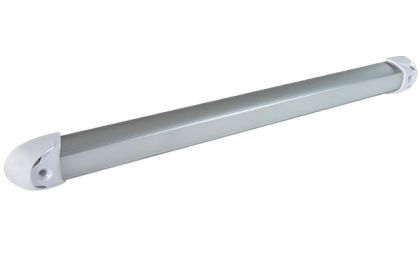 Lumitec RAIL2 12in Rail Light Warm White LED Brushed Finish 12/24v