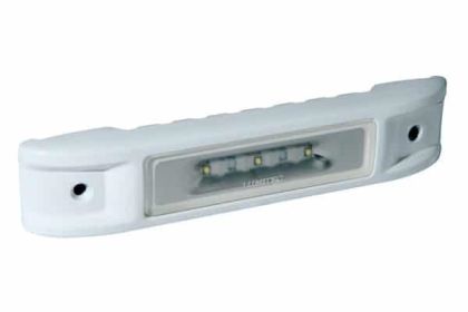 Lumitec Ibiza Utility/Engine Room Light 12v White Finish White/Red LEDfts