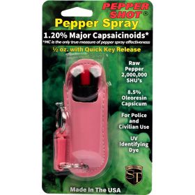 Pepper Shot 1.2% MC 1/2 oz Halo Holster Pink