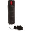 Pepper Shot 1.2% MC 1/2 oz pepper spray hard case belt clip and quick release keychain black
