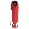 Pepper Shot 1.2% MC 1/2 oz pepper spray leatherette holster and quick release keychain red