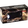 Rechargeable Runt 80,000,000 volt stun gun with flashlight and wrist strap disable pin Black