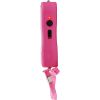 Rechargeable Runt 80,000,000 volt stun gun with flashlight and wrist strap disable pin Pink