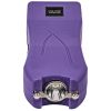 Rechargeable Runt 80,000,000 volt stun gun with flashlight and wrist strap disable pin Purple