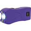 Rechargeable Runt 80,000,000 volt stun gun with flashlight and wrist strap disable pin Purple