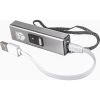 Slider 40 million volt stun gun flashlight 4.9 milliamps Silver