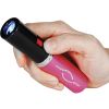 25,000,000 Volt Rechargeable Lipstick Stun Gun with Flashlight, pink