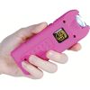 80,000,000 volt MultiGuard Stun Gun Alarm and Flashlight with Built in Charger Pink