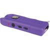 80,000,000 volt MultiGuard Stun Gun Alarm and Flashlight with Built in Charger Purple