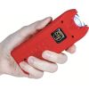 80,000,000 volt MutiGuard Stun Gun Alarm and Flashlight with Built in Charger Red