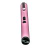 40,000,000 Volts Pen Stun Gun Flashlight with battery meter and pocket clip Pink