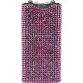 Rhinestun Keychain Stun Gun Black