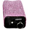 Rhinestun Keychain Stun Gun Black