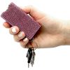 Rhinestun Keychain Stun Gun Black