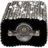 Rhinestun Keychain Stun Gun Silver