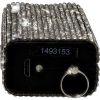 Rhinestun Keychain Stun Gun Silver