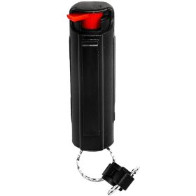 Wildfire 1.4% MC 1/2 oz pepper spray hard case with quick release keychain blue