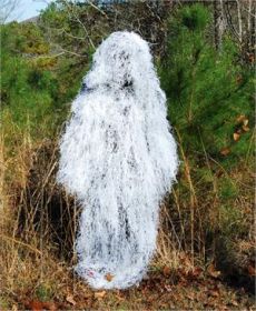 Ghillie Poncho - Synthetic Ultra light (Option: Color Winter White)