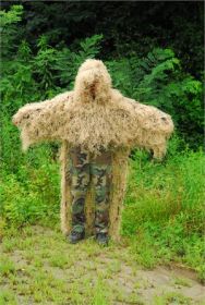 Military "Stalker" Ghillie Poncho  Synthetic thread (Option: Color Synthetic Ultra light - Desert)
