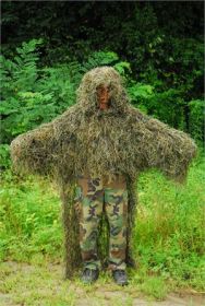 Military "Stalker" Ghillie Poncho  Synthetic thread (Option: Color Synthetic Ultra light - Woodland)