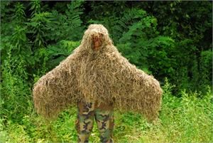 The "Tracker" Ghillie Poncho Synthetic thread version (Option: Color Mossy)